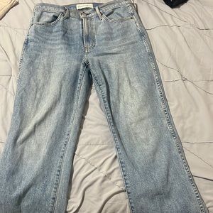 Denim Forum, Aritzia. High rise jeans